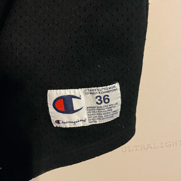 Black and white Champion baseball jersey - Picture 2 of 4